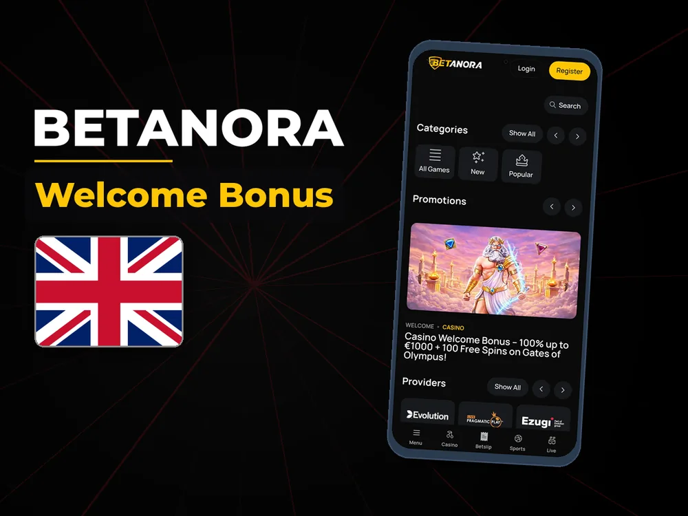 Betanora - Welcome Bonus