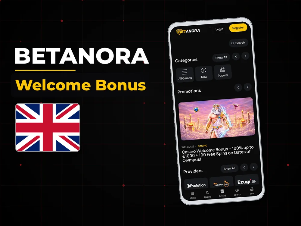 Betanora - Welcome Bonus